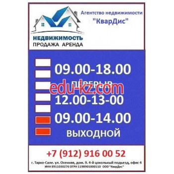 Агентство недвижимости КварДис - на портале realty555.ru